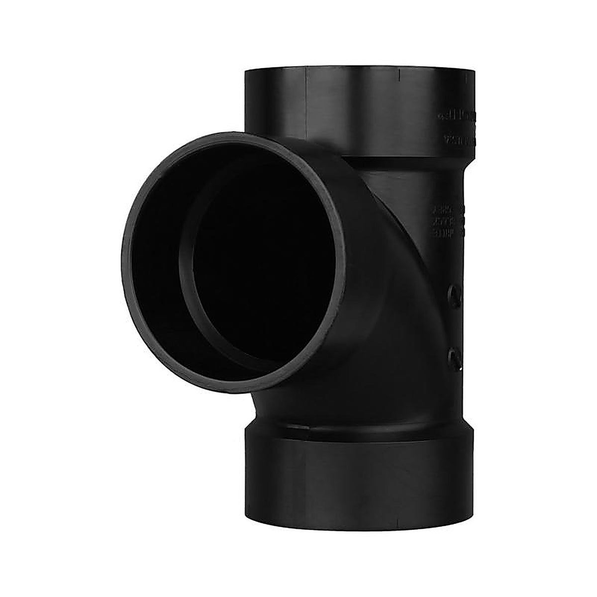 Charlotte Pipe - ABS004001200 - 4 in. Hub x 4 in. Dia. Hub ABS Sanitary Tee