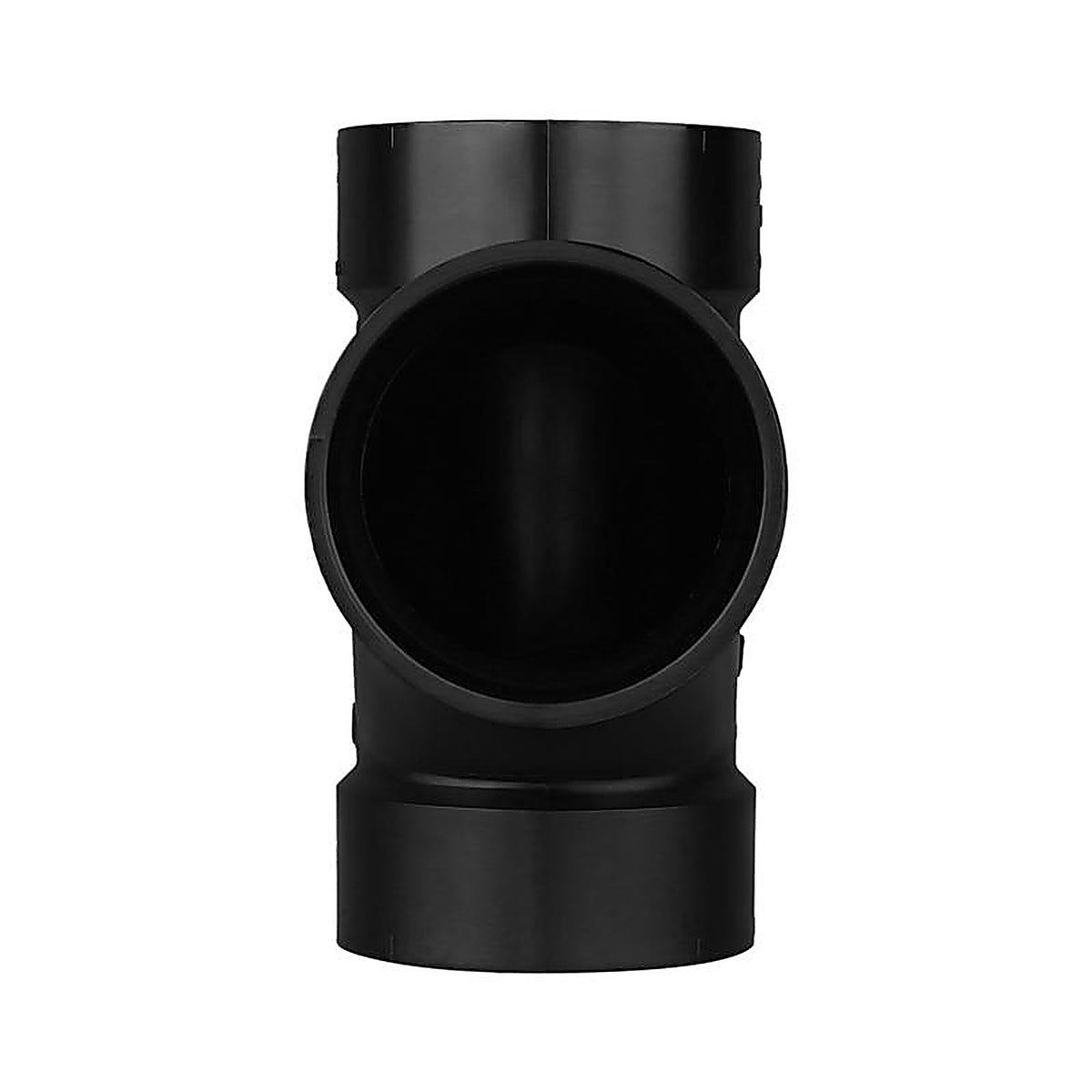 Charlotte Pipe - ABS004001200 - 4 in. Hub x 4 in. Dia. Hub ABS Sanitary Tee