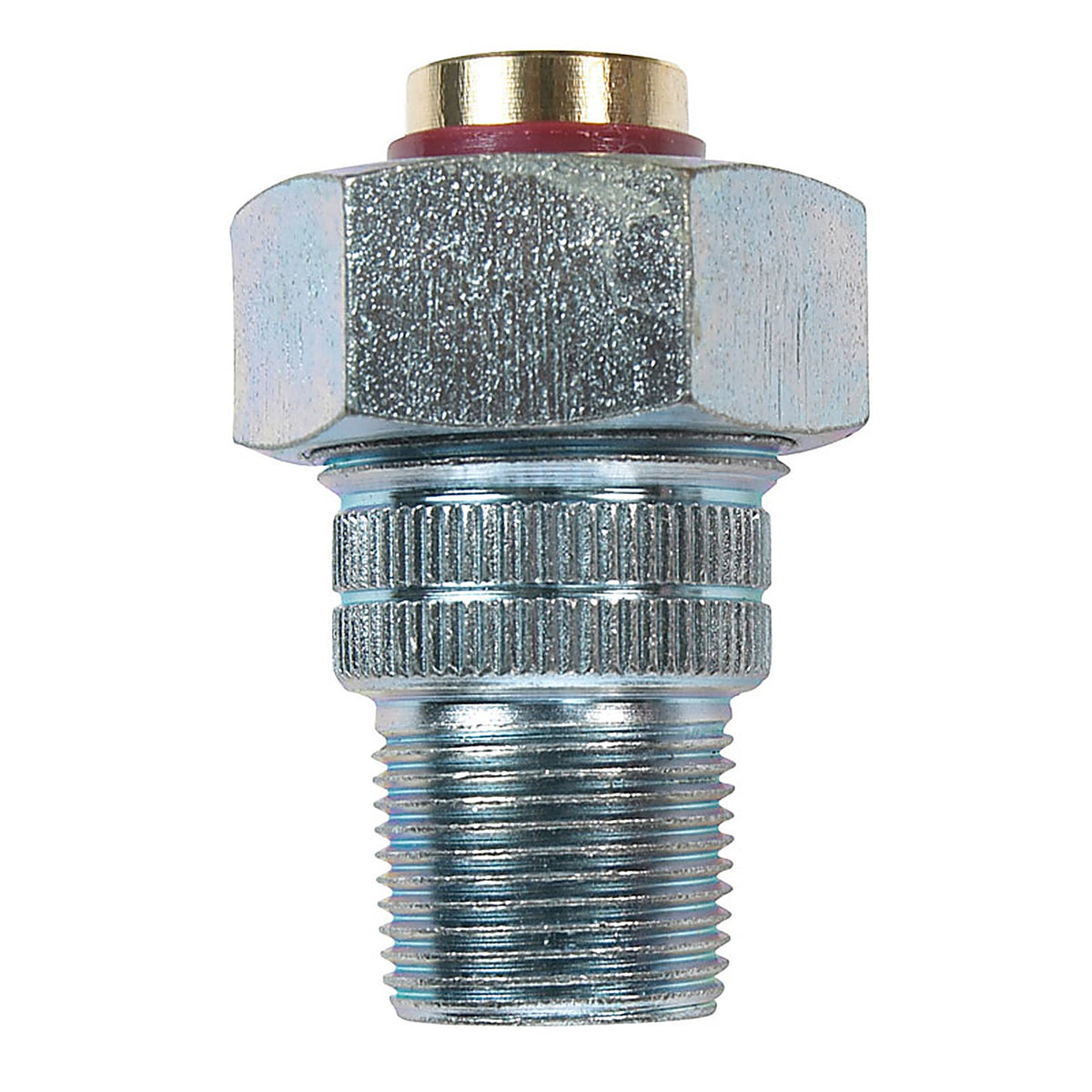 Mueller - 167-004NL - 3/4 in. MIP x 3/4 in. Dia. Compression Galvanized Brass Dielectric Union