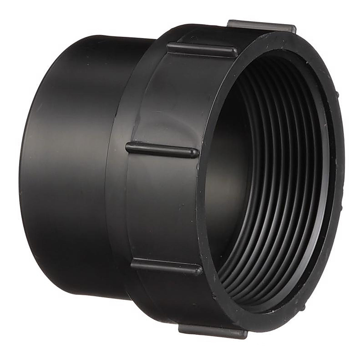 Charlotte Pipe - ABS001051200 - 4 in. Spigot x 4 in. Dia. FPT ABS Cleanout