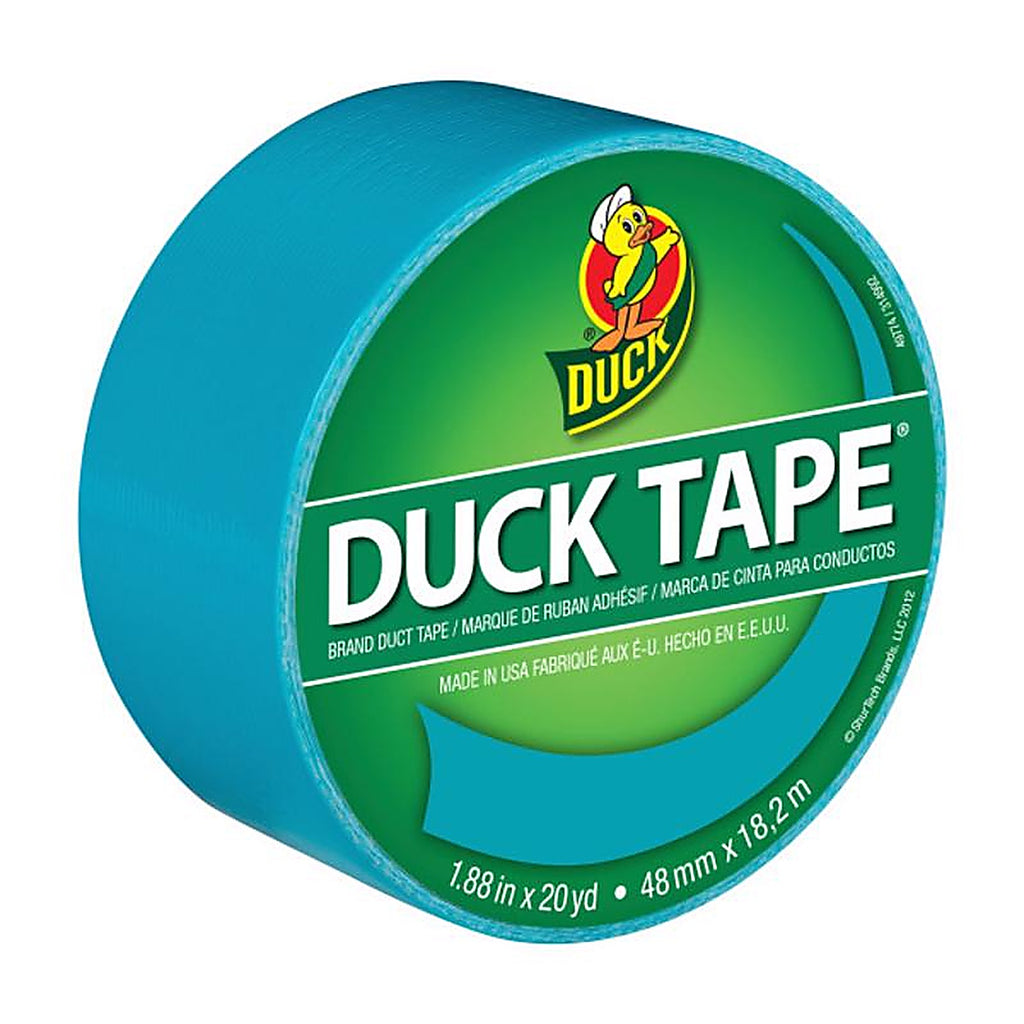 Duck - 1265020 - 1.88 in. W x 20 yd. L Aqua Solid Duct Tape