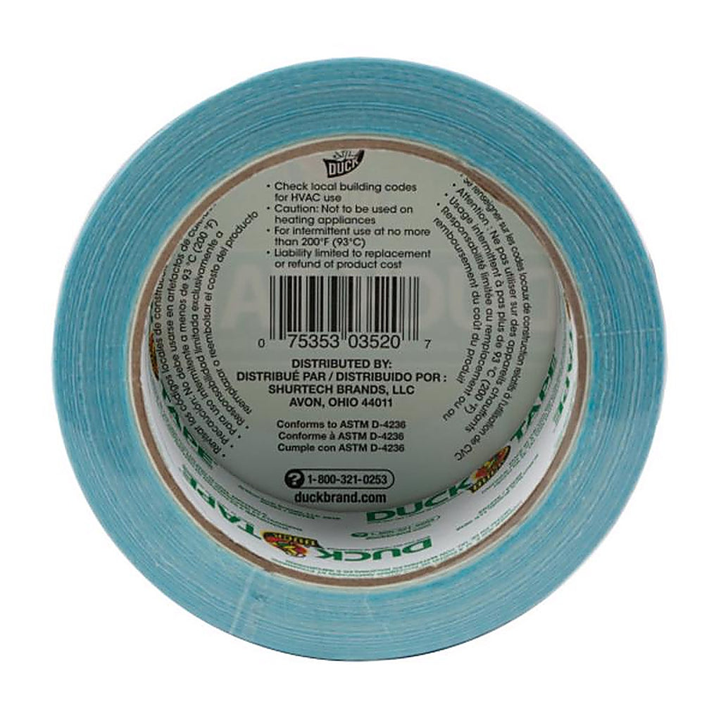 Duck - 1265020 - 1.88 in. W x 20 yd. L Aqua Solid Duct Tape