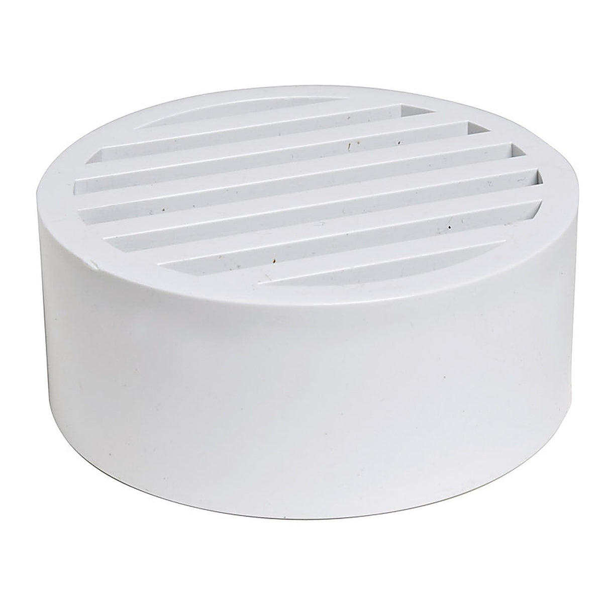 NDS - 9P11 - 4 in. White Round PVC Drain Grate