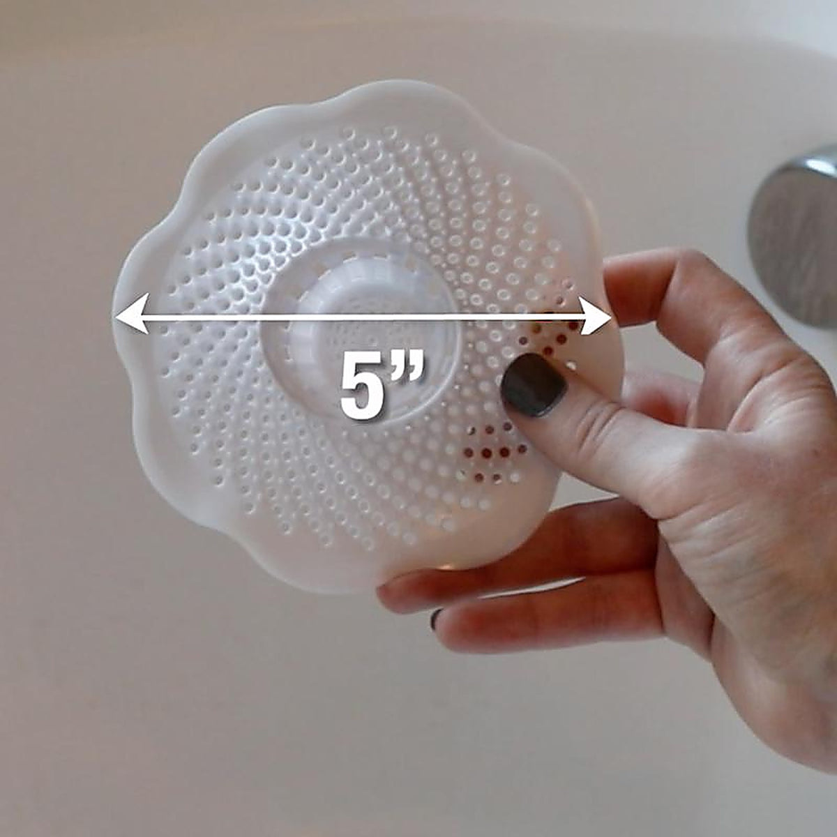Danco - 9D00010306 - 5 in. White Plastic Tub Stopper