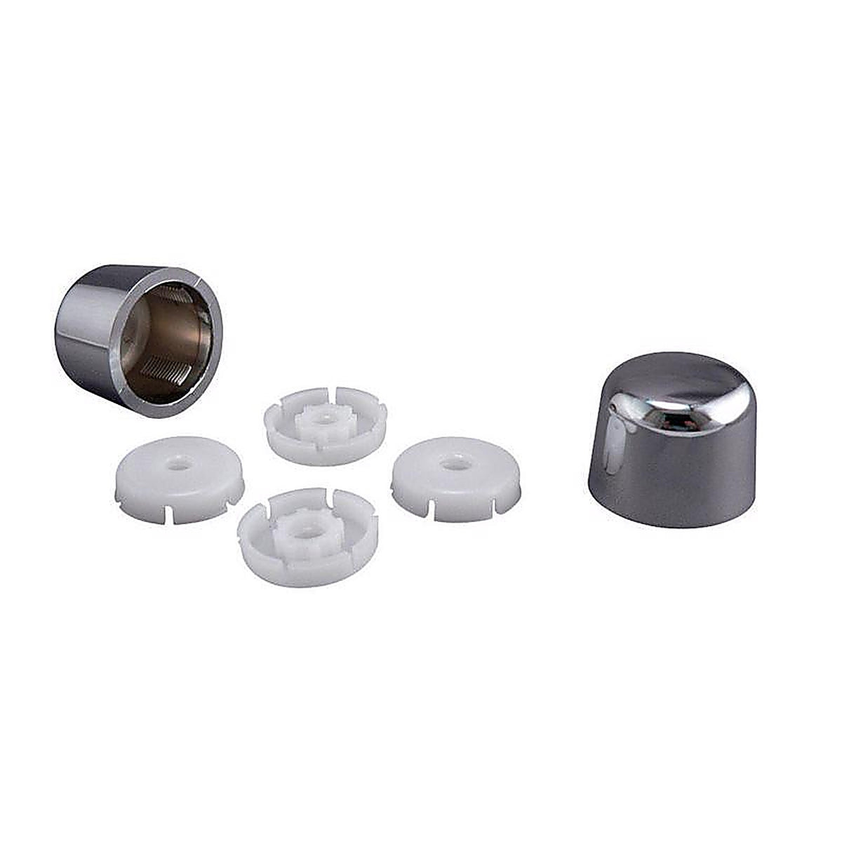 Plumb Pak - PP835-30PCL - Toilet Tank Bolt Caps Chrome Plated Plastic