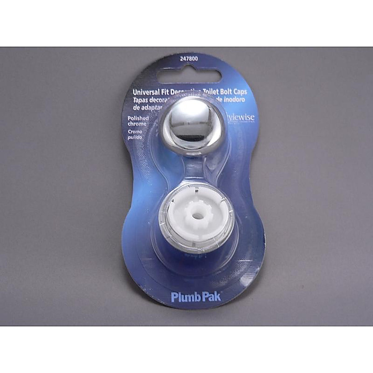 Plumb Pak - PP835-30PCL - Toilet Tank Bolt Caps Chrome Plated Plastic