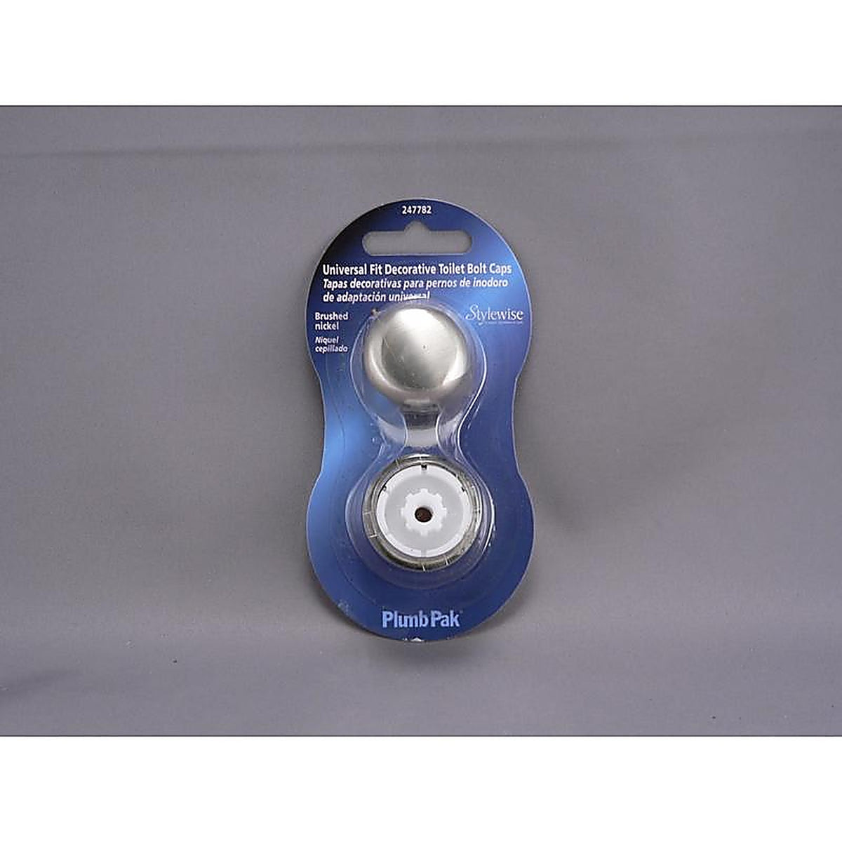 Plumb Pak - PP835-30DBNL - Toilet Tank Bolt Caps Brushed Plastic