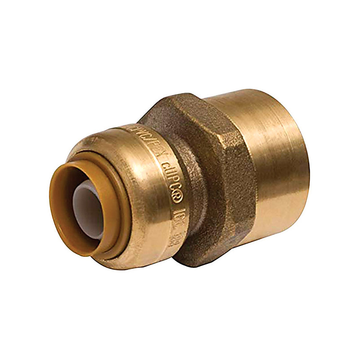 SharkBite - U070LFA - 3/8 in. Push x 1/2 in. Dia. Female Brass Connector