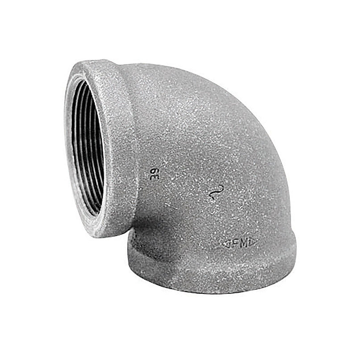 Anvil - 8700123956 - 2 in. FPT X 2 in. D FPT Black Malleable Iron 90 Degree Elbow