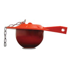 Keeney - K833-3 - Flapper and Chain Red Rubber For American Standard