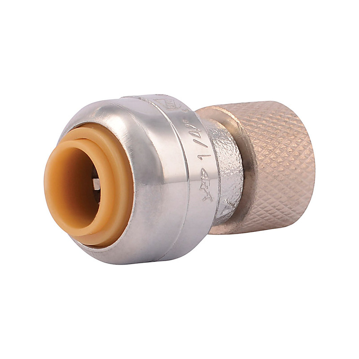 SharkBite - U3523LFA - 1/4 in. PTC x 3/8 in. Compression Brass Stop Valve Connector