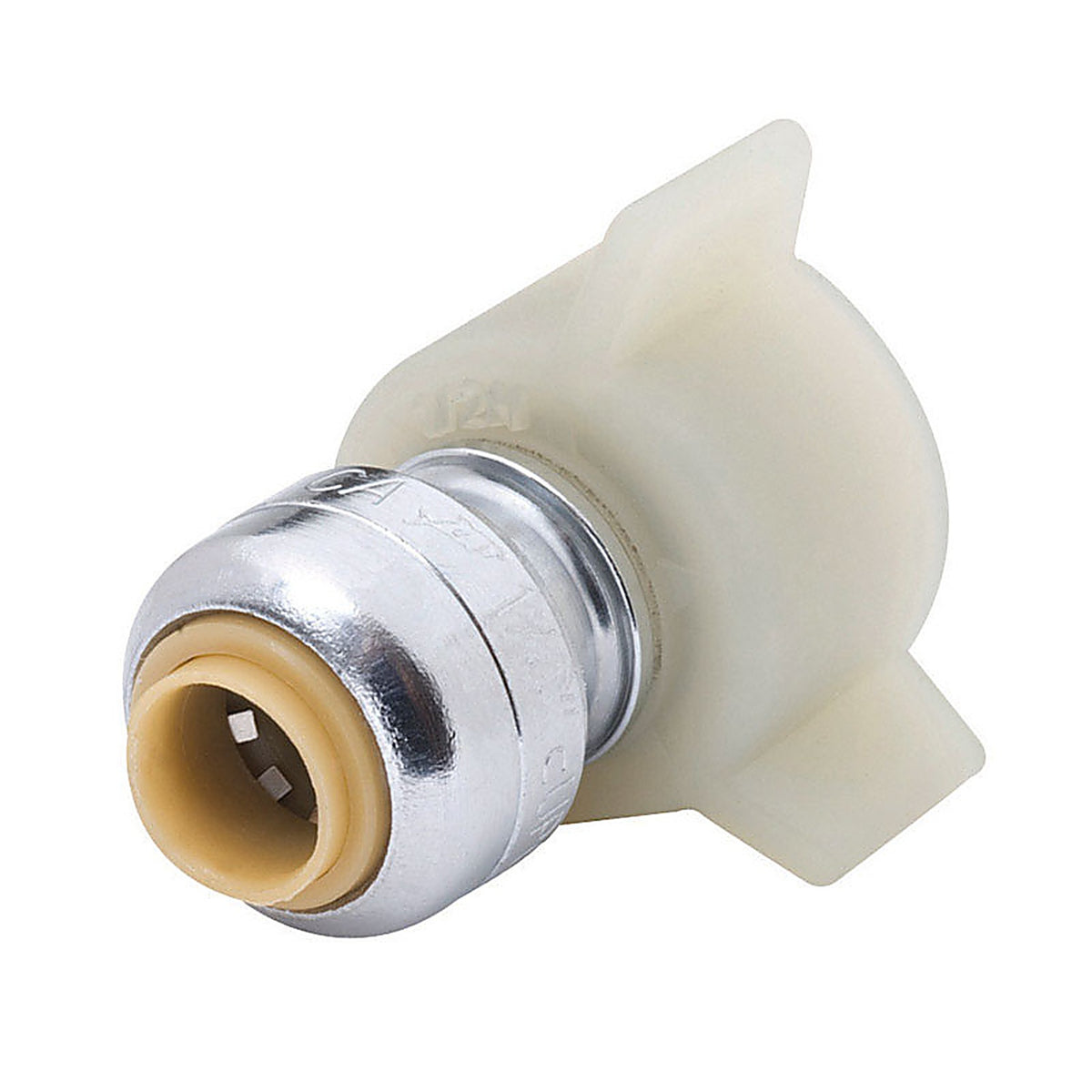 SharkBite - U3531LFA - 1/4 in. Push x 7/8 in. PTC Brass Straight Stop Valve
