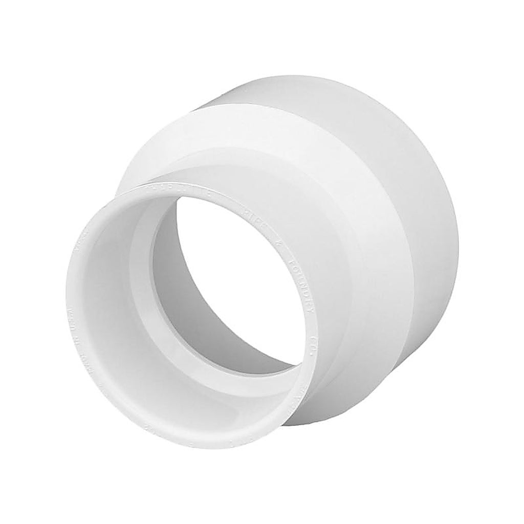 Charlotte Pipe - PVC001021400 - Schedule 40 3 in. Hub x 4 in. Dia. Hub PVC Reducing Coupling