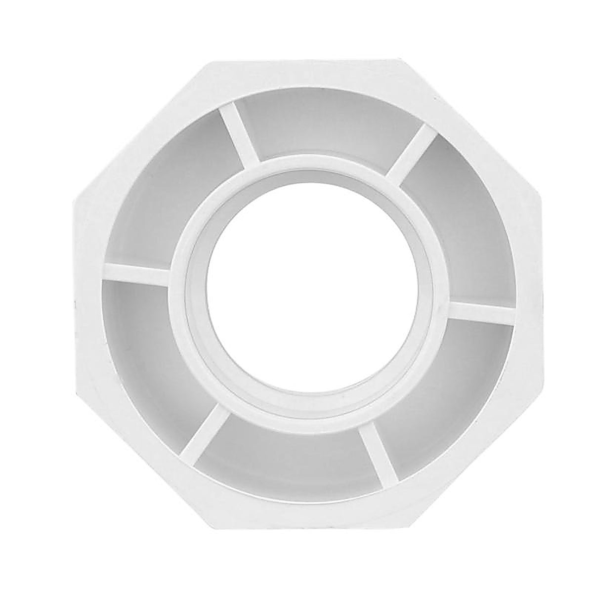 Charlotte Pipe - PVC001071600 - Schedule 40 4 in. Spigot x 2 in. Dia. Hub PVC Flush Bushing