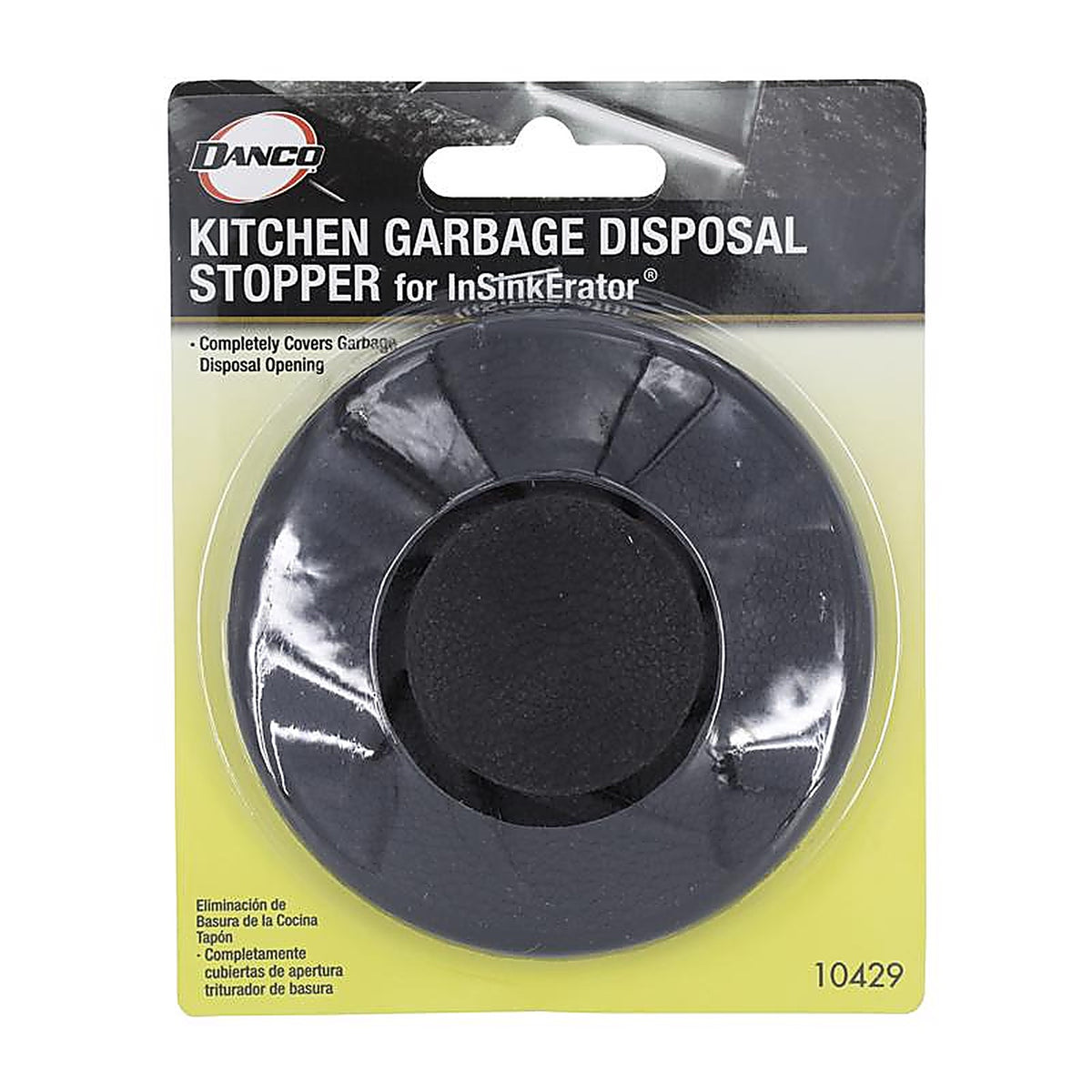 Danco - 9D00010429 - Garbage Disposal Stopper Black Plastic 3-1/5 in.