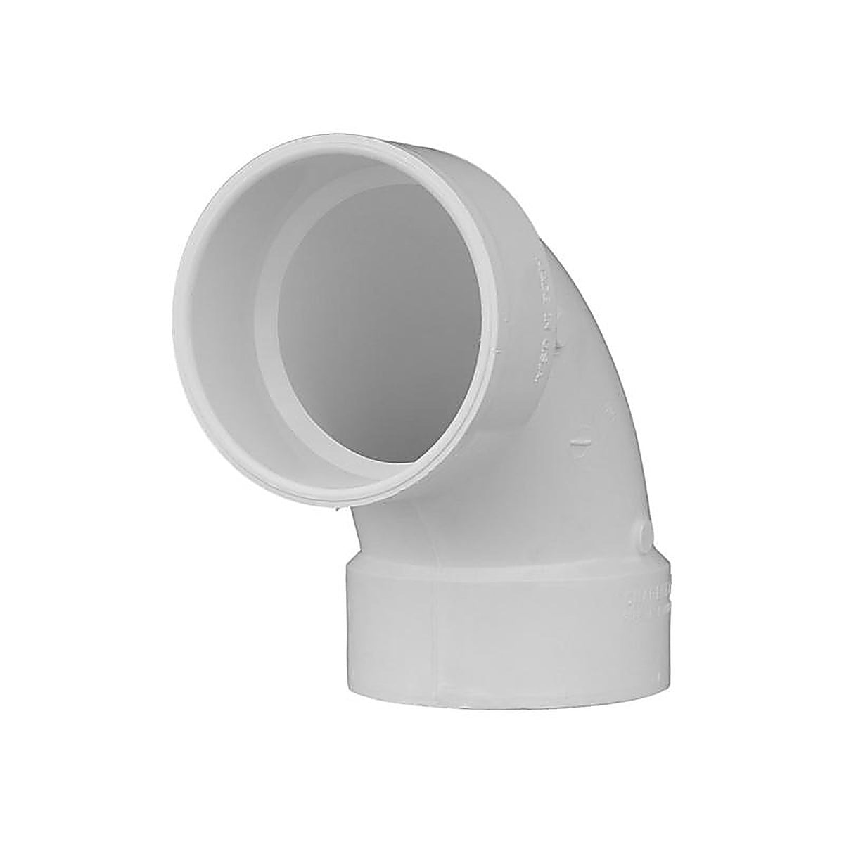 Charlotte Pipe - PVC003001400 - Schedule 40 4 in. Hub x 4 in. Dia. Hub PVC 90 Degree Elbow