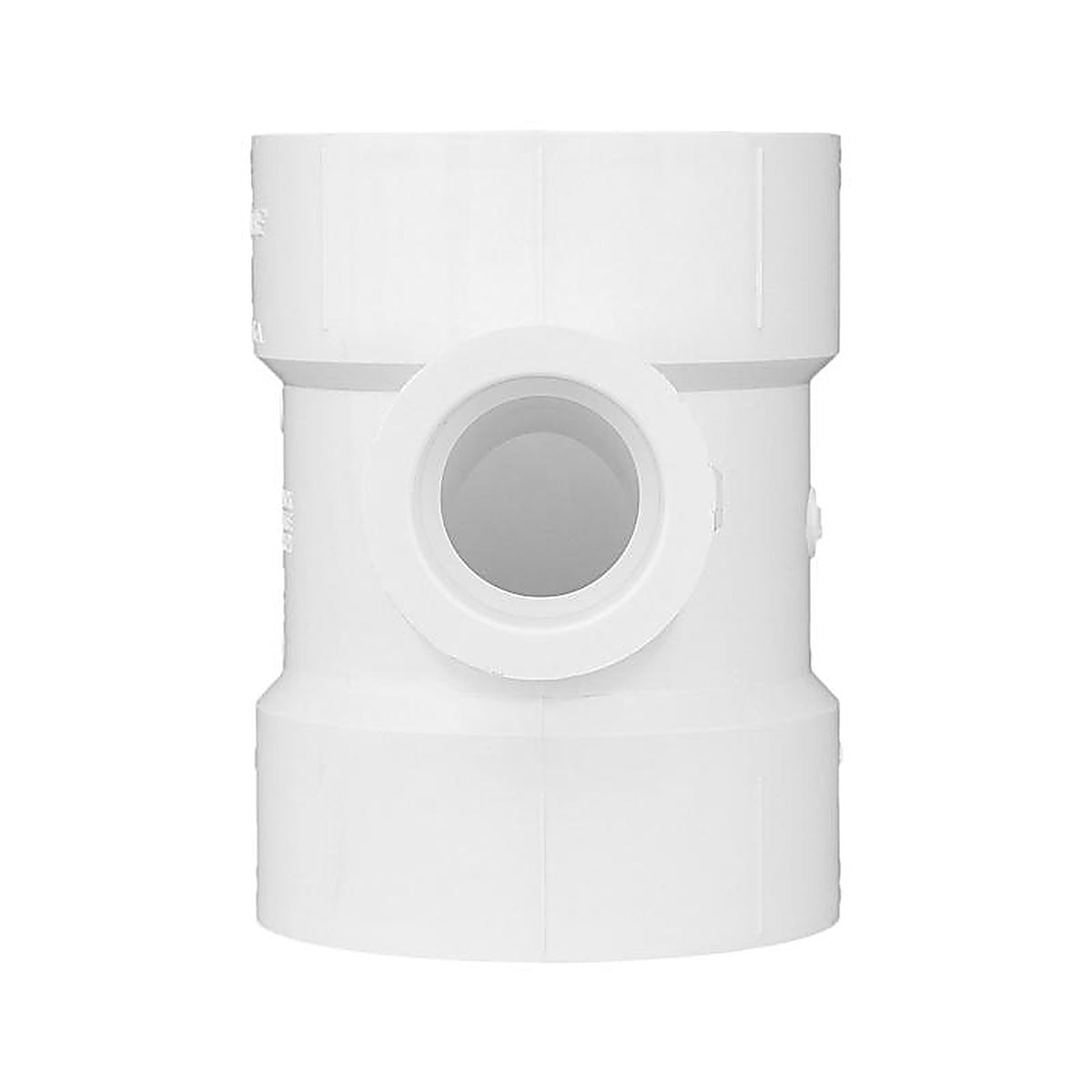 Charlotte Pipe - PVC004011600 - 1-1/2 in. Hub x 4 in. Dia. Hub PVC Sanitary Tee