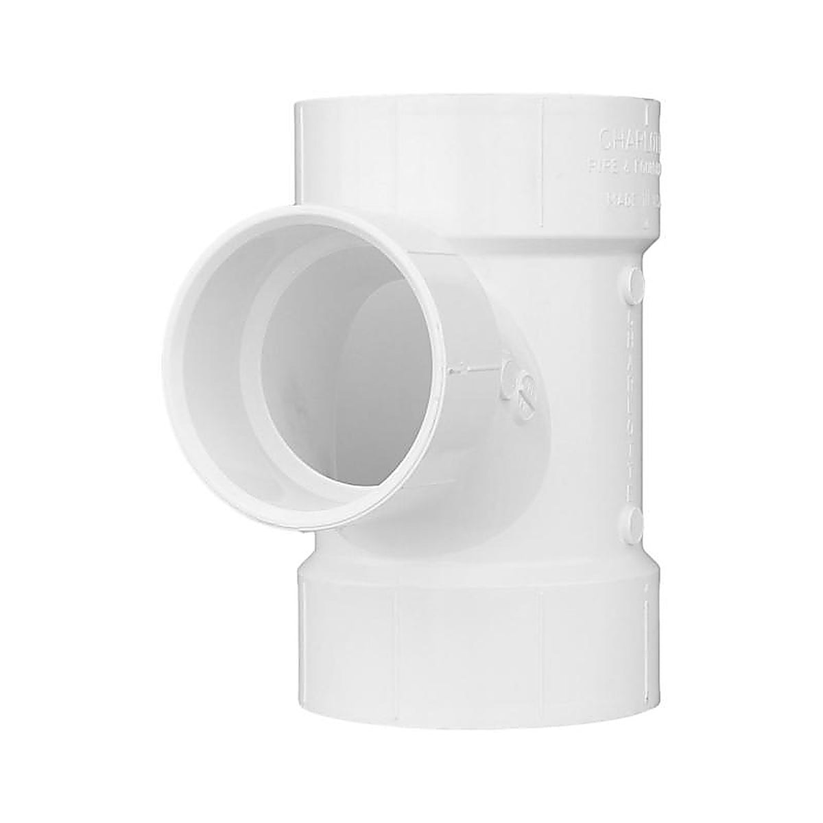 Charlotte Pipe - PVC004012000 - Schedule 40 4 in. Hub x 4 in. Dia. Hub PVC Sanitary Tee