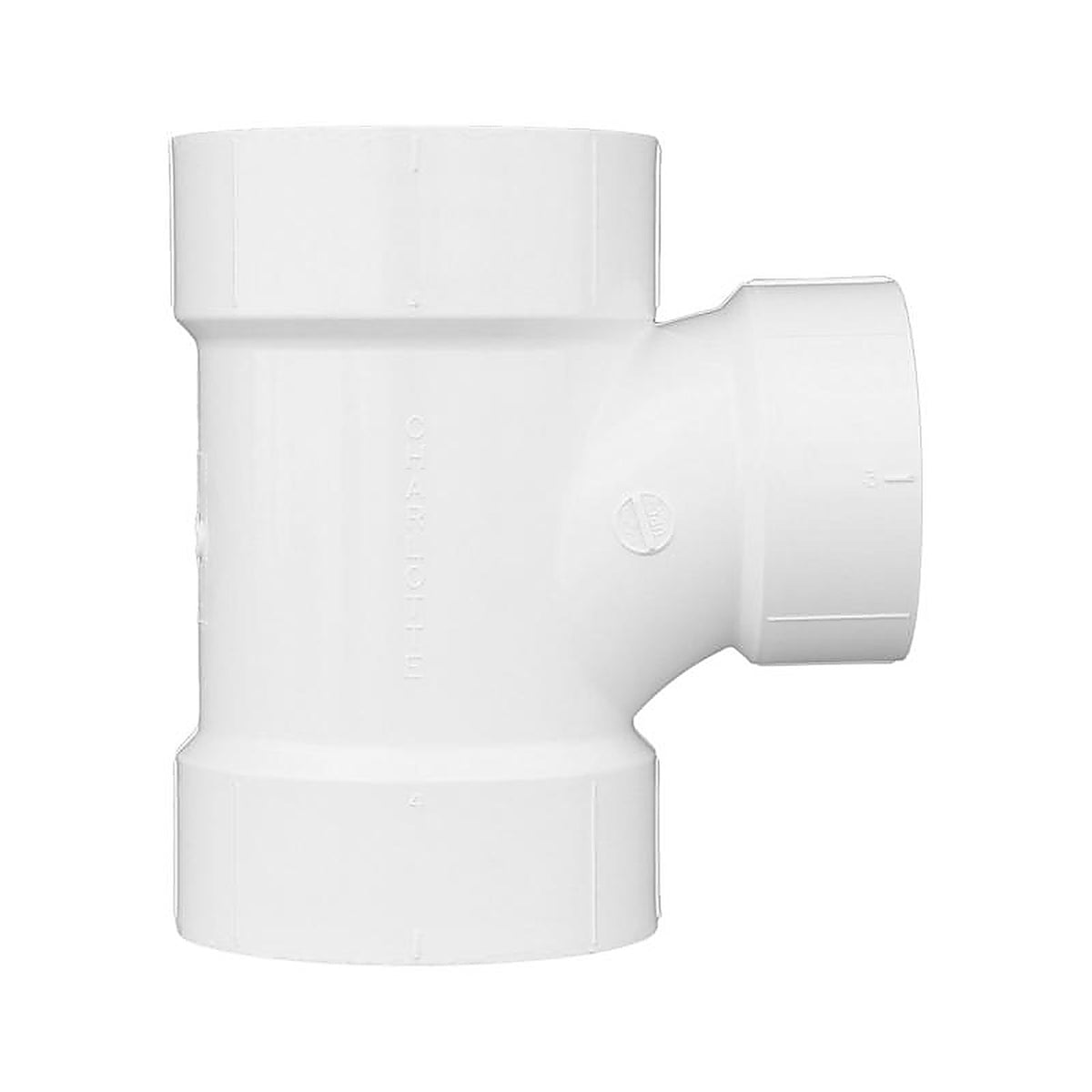 Charlotte Pipe - PVC004012000 - Schedule 40 4 in. Hub x 4 in. Dia. Hub PVC Sanitary Tee