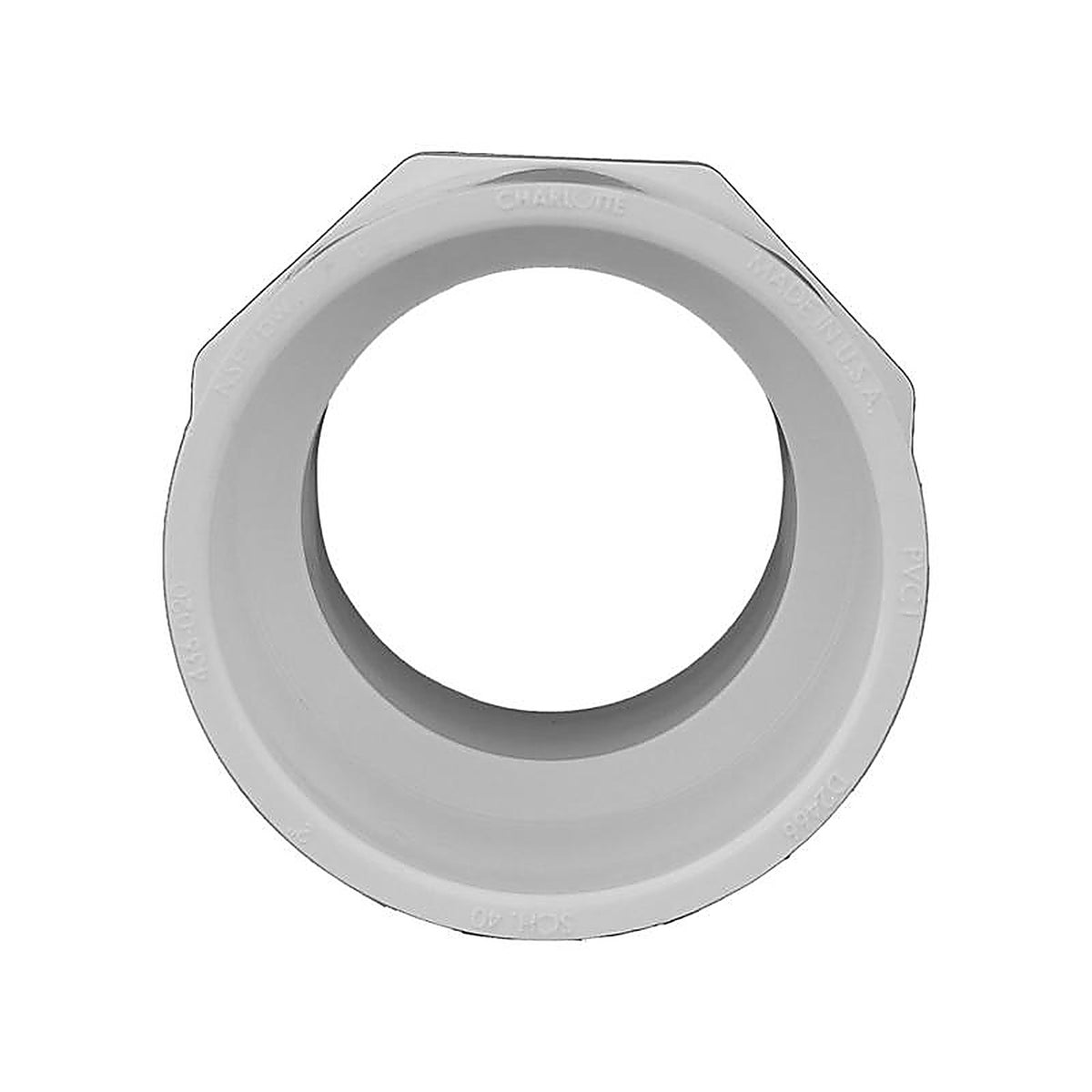 Charlotte Pipe - PVC02109C0800 - Schedule 40 3/4 in. Slip x 3/4 in. Dia. MPT PVC Adapter