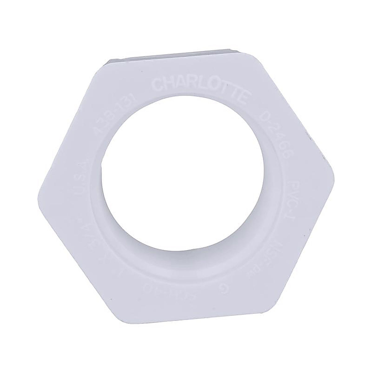 Charlotte Pipe - PVC021080800 - Schedule 40 1 in. Spigot x 3/4 in. Dia. FPT PVC Reducing Bushing