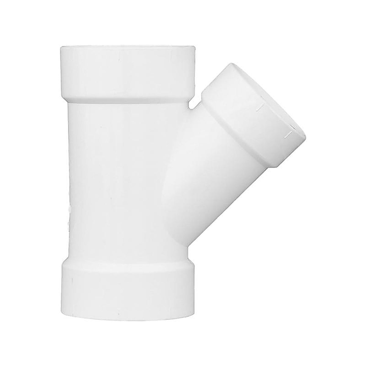 Charlotte Pipe - PVC006012000 - Schedule 40 4 in. Hub x 4 in. Dia. Hub PVC Reducing Wye