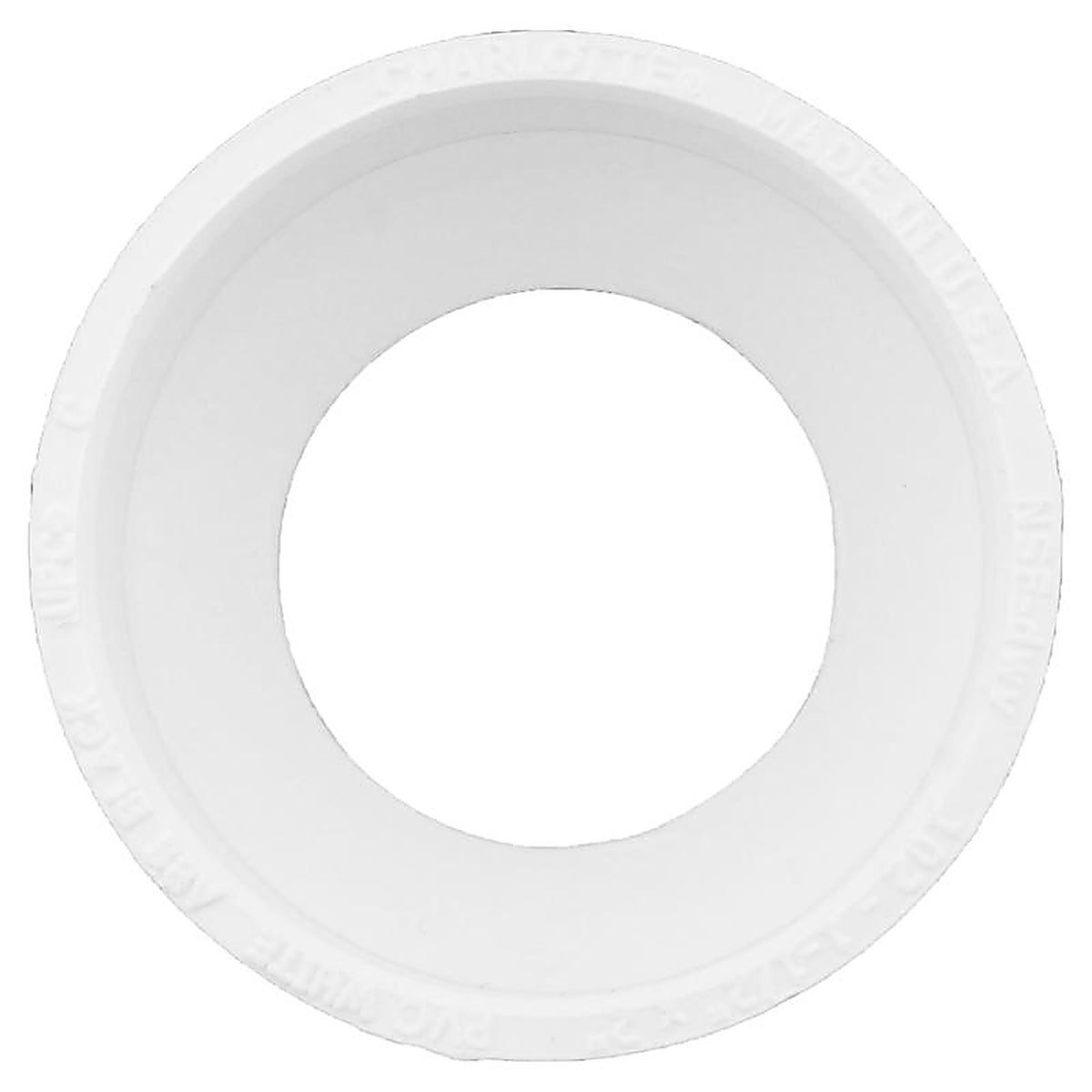 Charlotte Pipe - PVC001020600 - Schedule 40 1-1/2 in. Hub x 2 in. Dia. Hub PVC Reducing Coupling