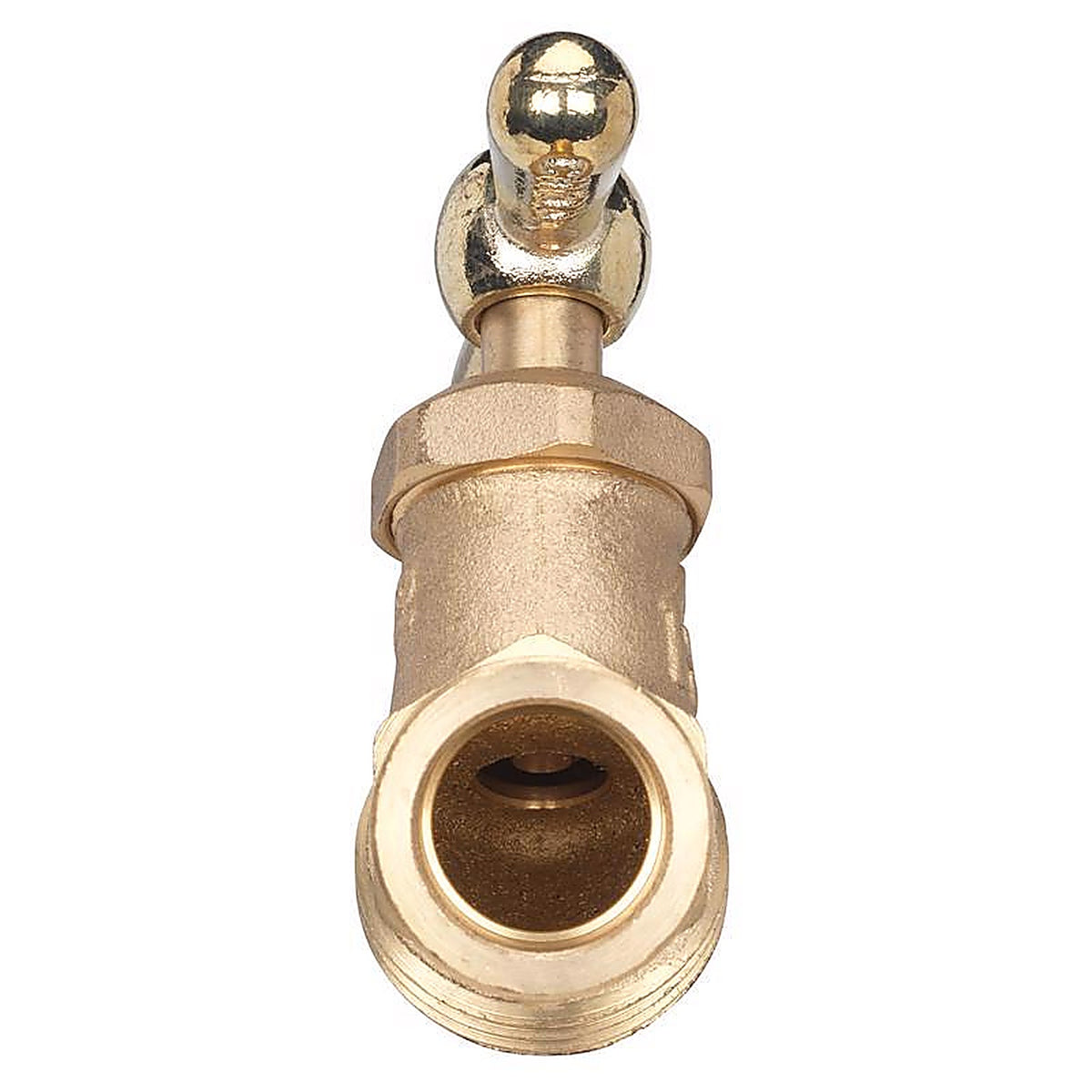 Homewerks - VHNSTDA3 - 1/2 or 3/4 in. Sweat X 3/4 in. MHT Brass No-Kink Hose Bibb
