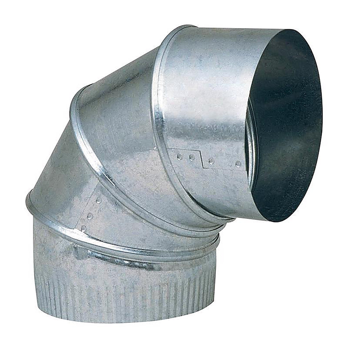 Imperial - GV0295-C - 6 in. D X 6 in. D Adjustable 90 deg Galvanized Steel Elbow Exhaust