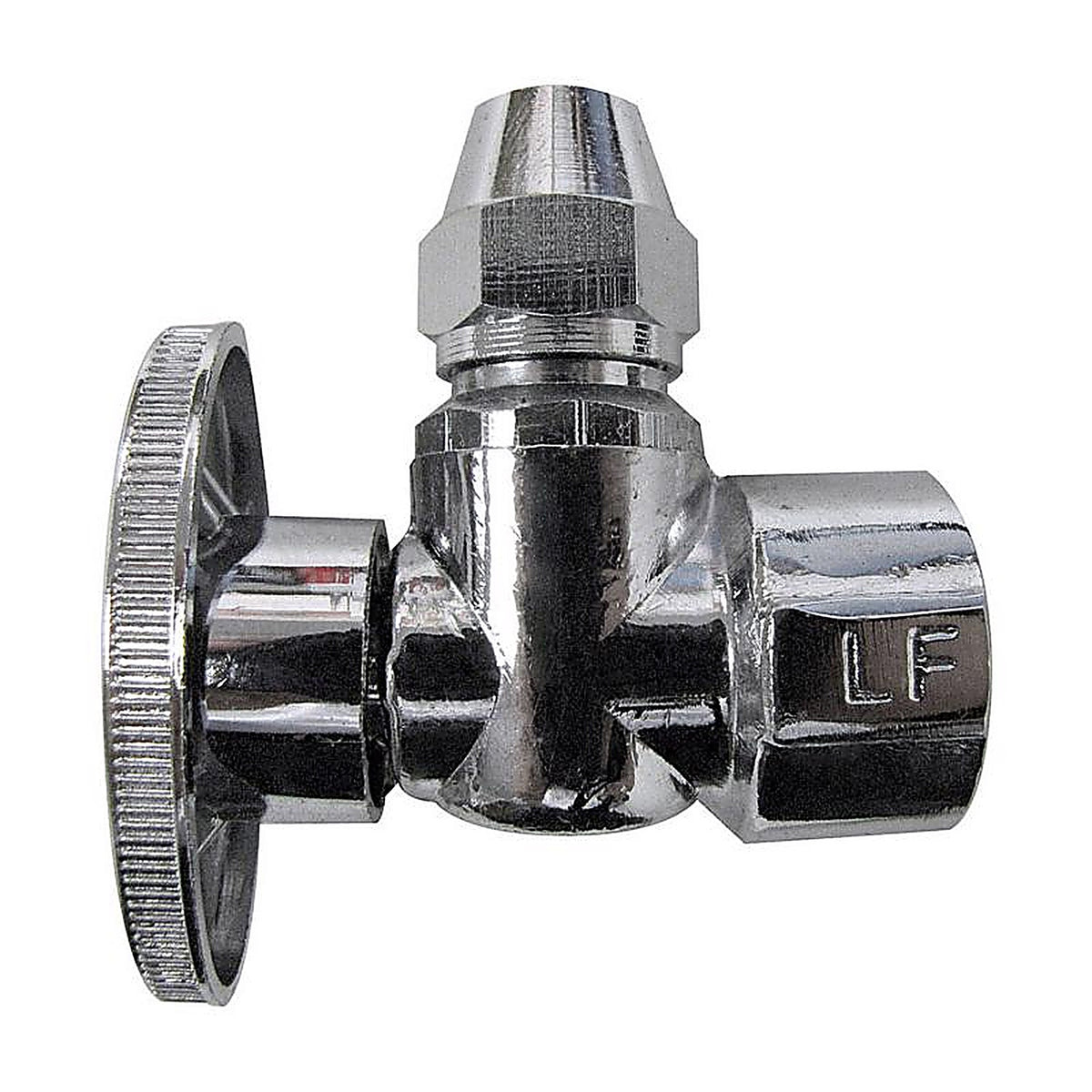 Keeney - 2721PCLF - 1/2 in. FIP in. X 3/8 in. Flare Brass Shut-Off Valve