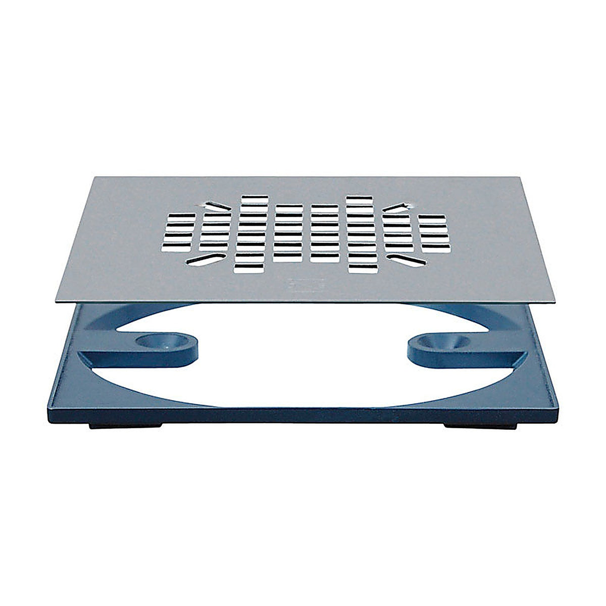 Sioux Chief - 821-2QAS - 4-3/8 in. Chrome Square Stainless Steel Floor Drain Strainer