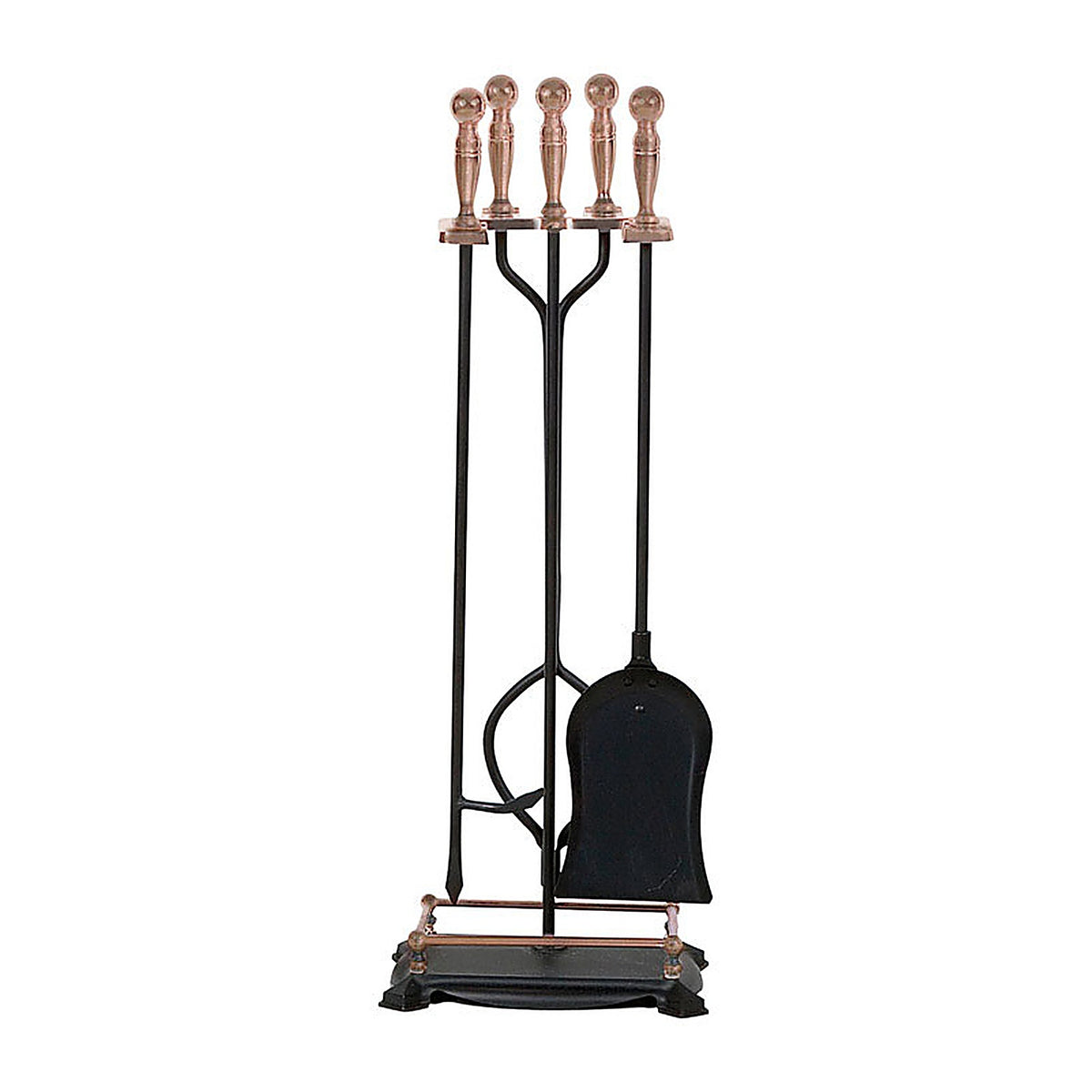 Panacea - 15006 - Black Antique Metal Fireplace Tool Set