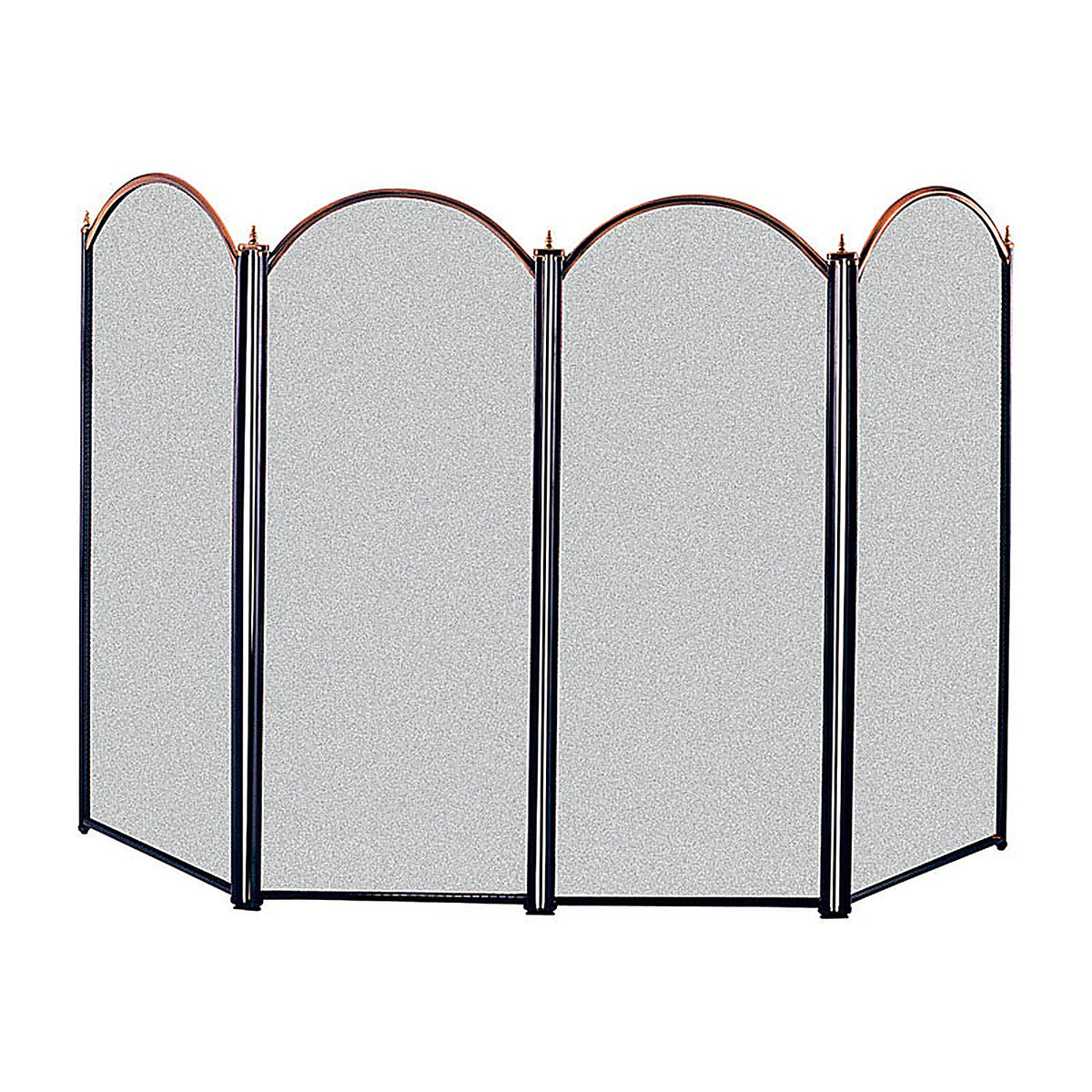 Panacea - 15106 - Black Antique Brass Fireplace Screen
