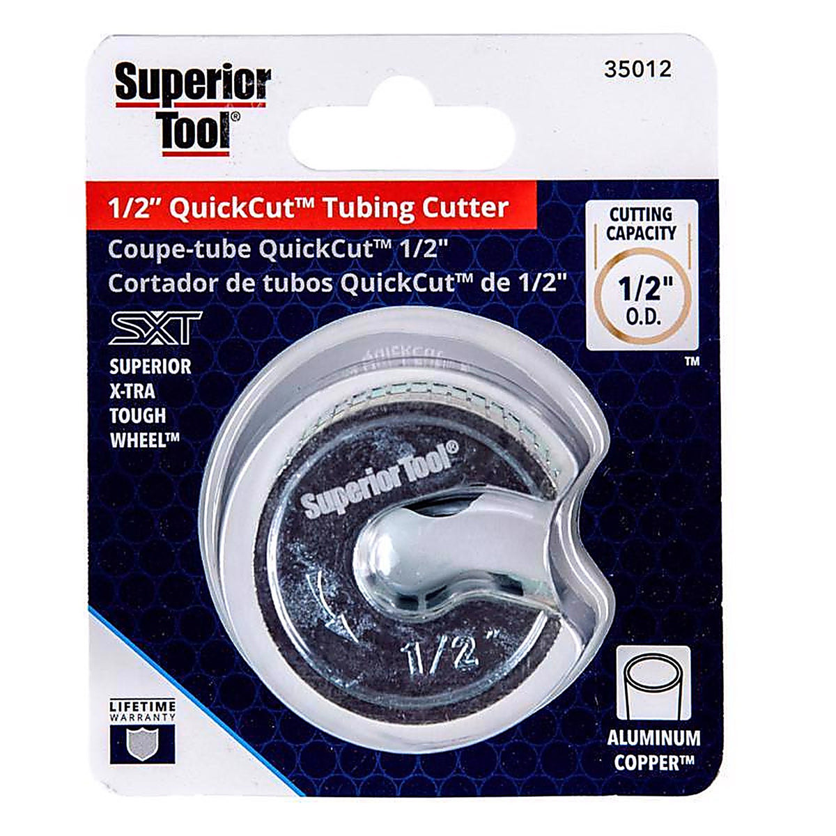 Superior Tool - 35012 - Pipe Cutter Black/Silver