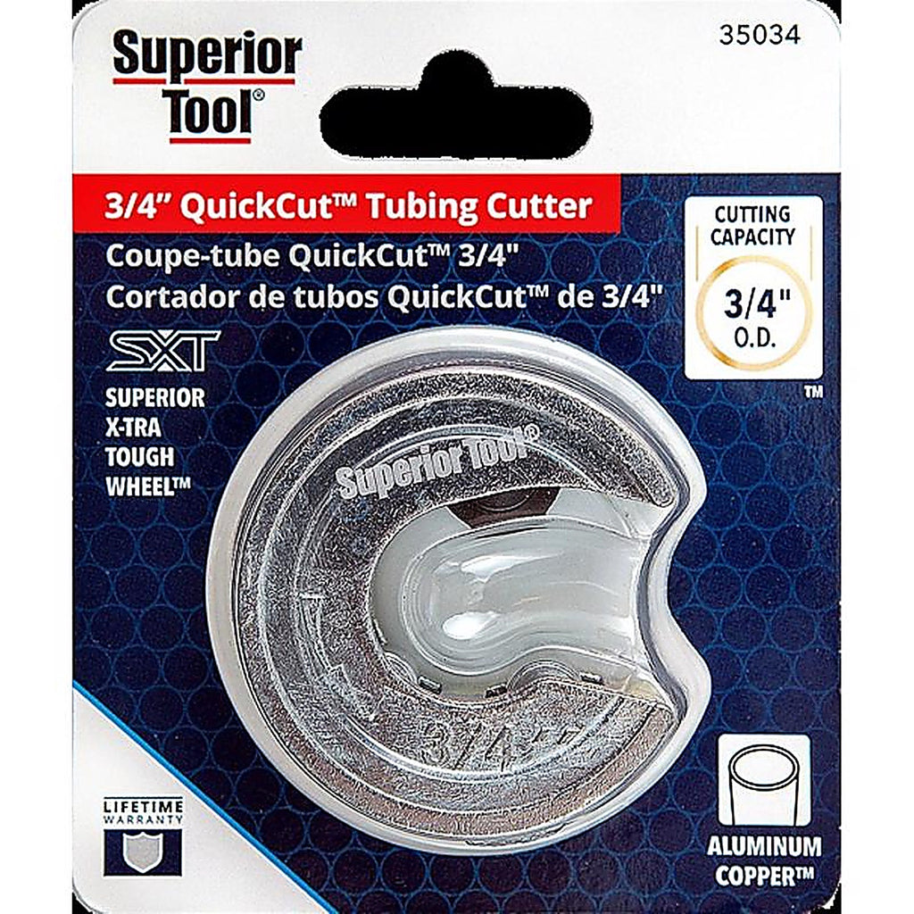 Superior Tool - 35034 - Pipe Cutter Silver