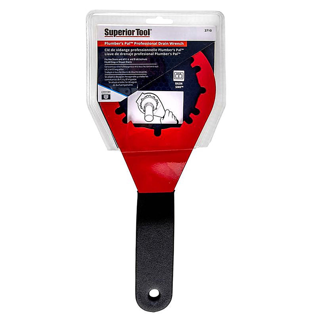 Superior Tool - 3710 - Drain Wrench 1/pc.