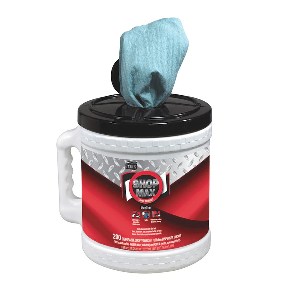 Tork - 450340 - ShopMax Wiper 450, Centerfeed Dry Wipe Bucket - 2/Case