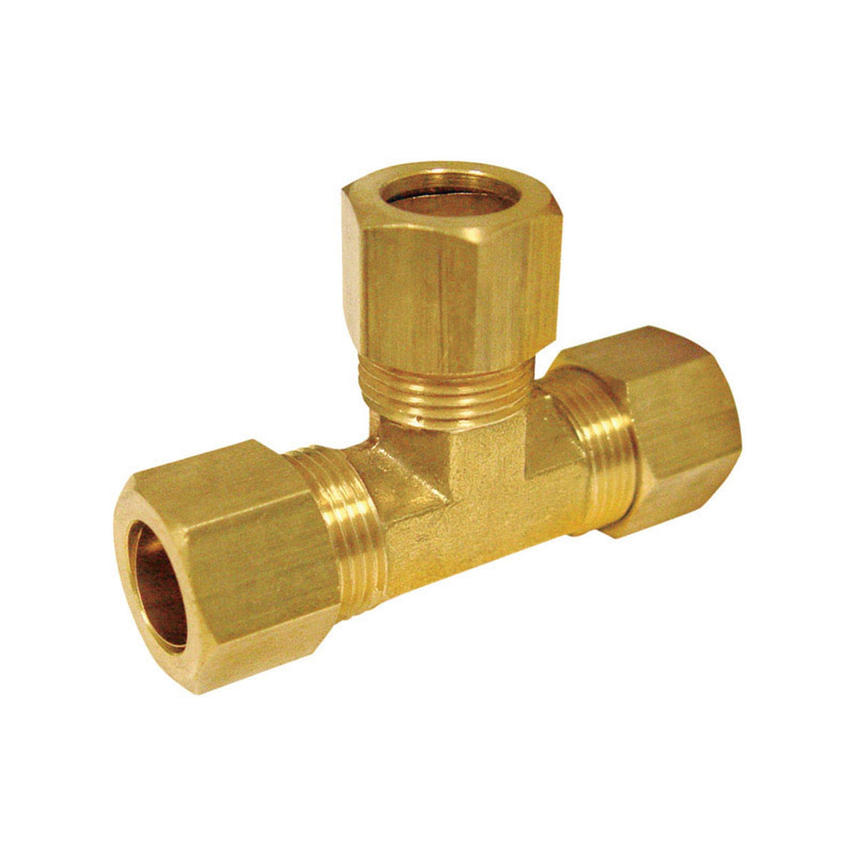 JMF - 4503884 - 7/8 in. Compression x 7/8 in. Dia. Compression Brass Tee