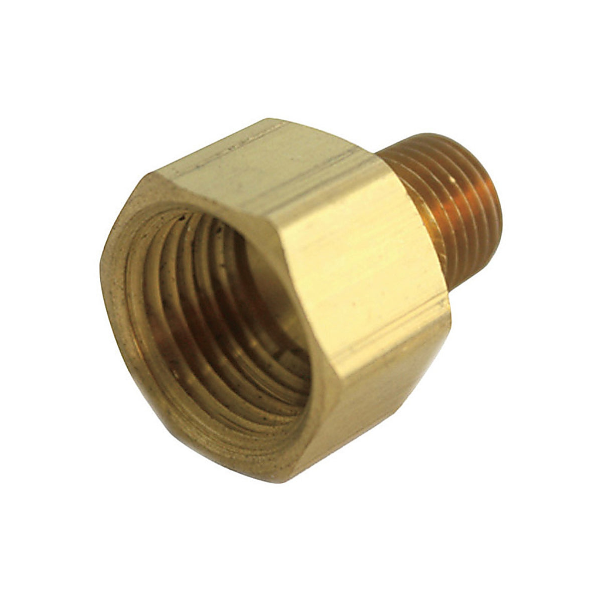 JMF - 4505244 - 1/4 in. FPT x 1/4 in. Dia. FPT Brass Reducing Coupling