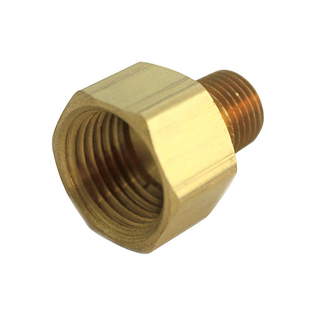 JMF - 4505277 - 3/8 in. FPT x 3/8 in. Dia. MPT Brass Reducing Coupling
