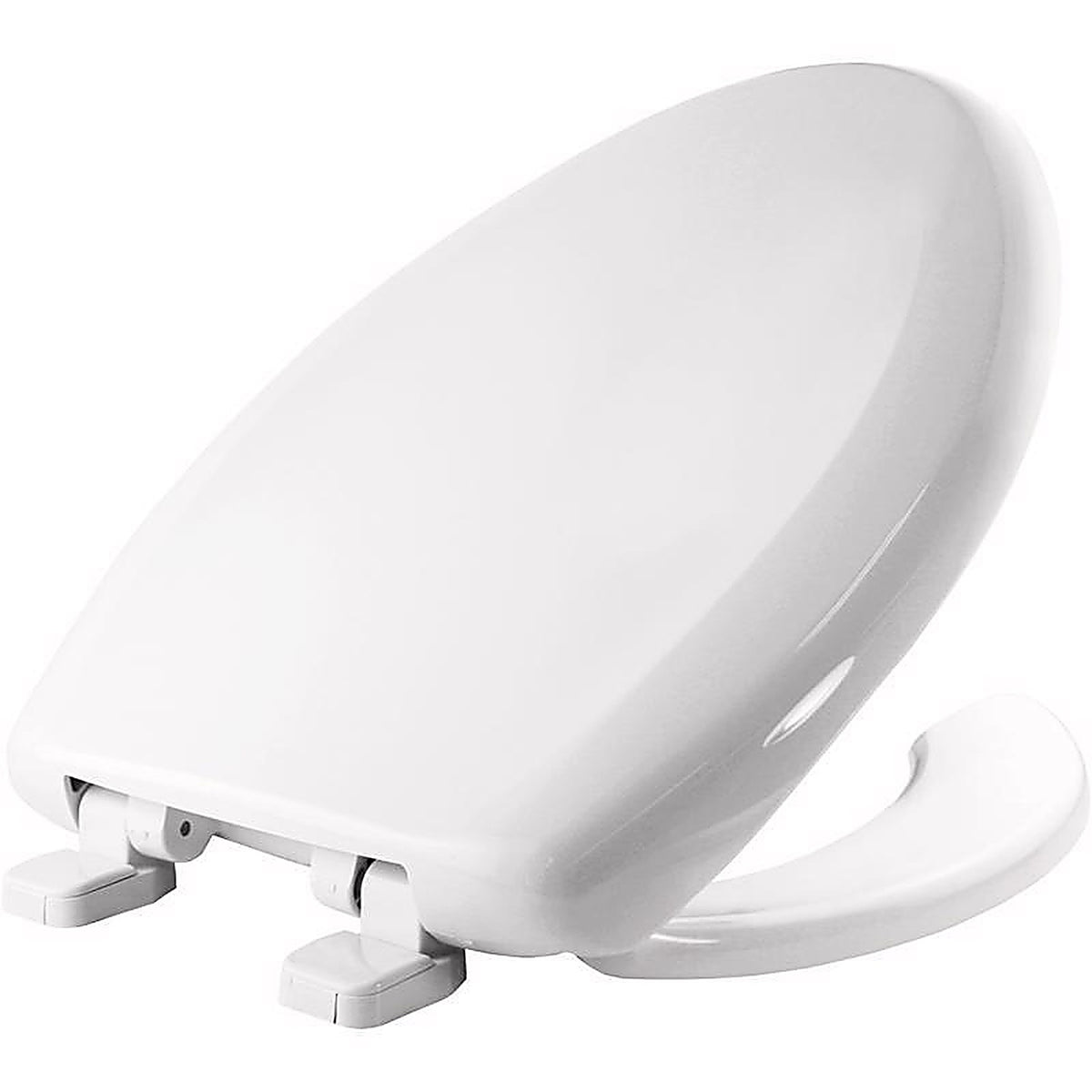 Bemis - 1250TTA-000 - Elongated White Plastic Toilet Seat