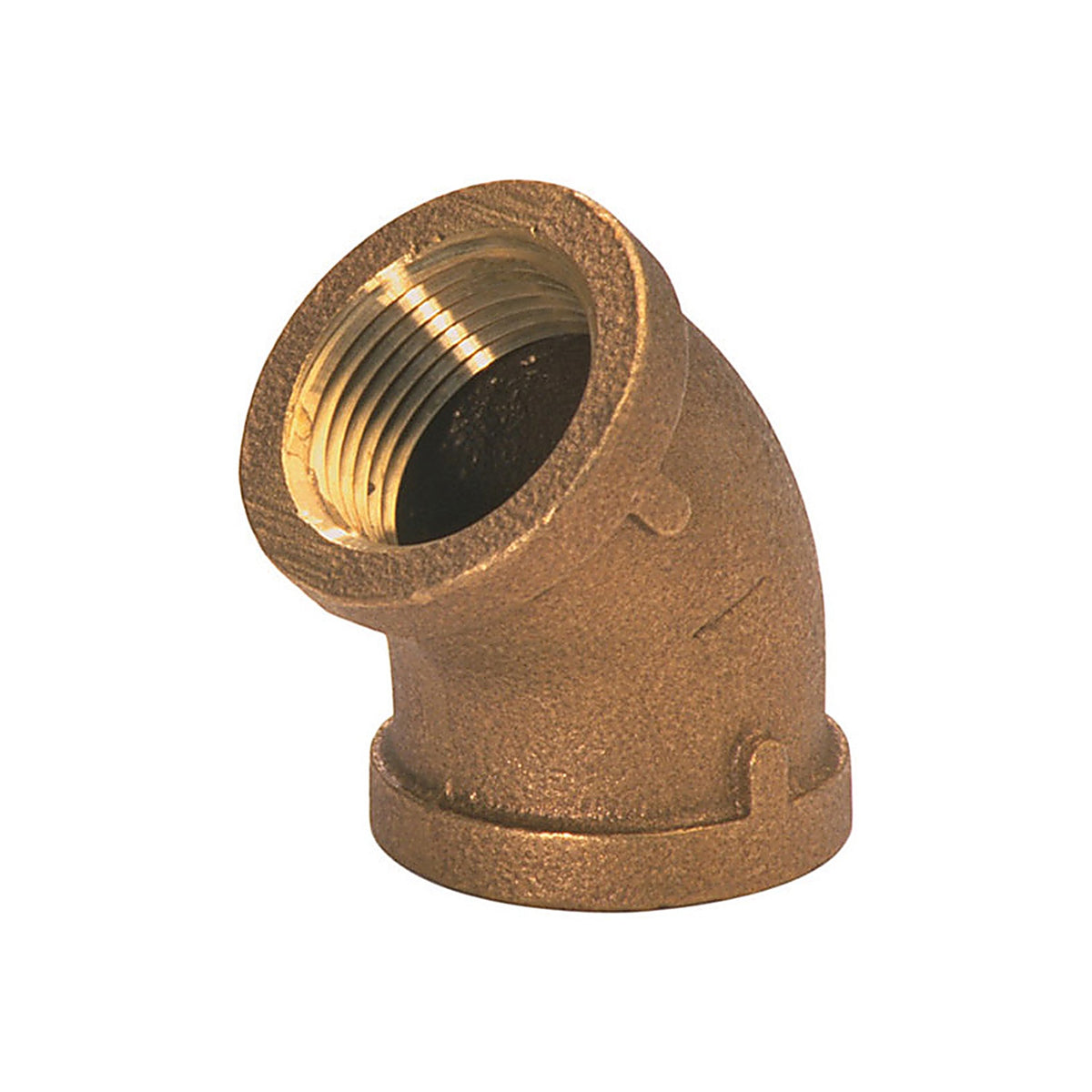 JMF - 4507133 - 3/4 in. FPT x 3/4 in. Dia. FPT Brass 45 Degree Elbow