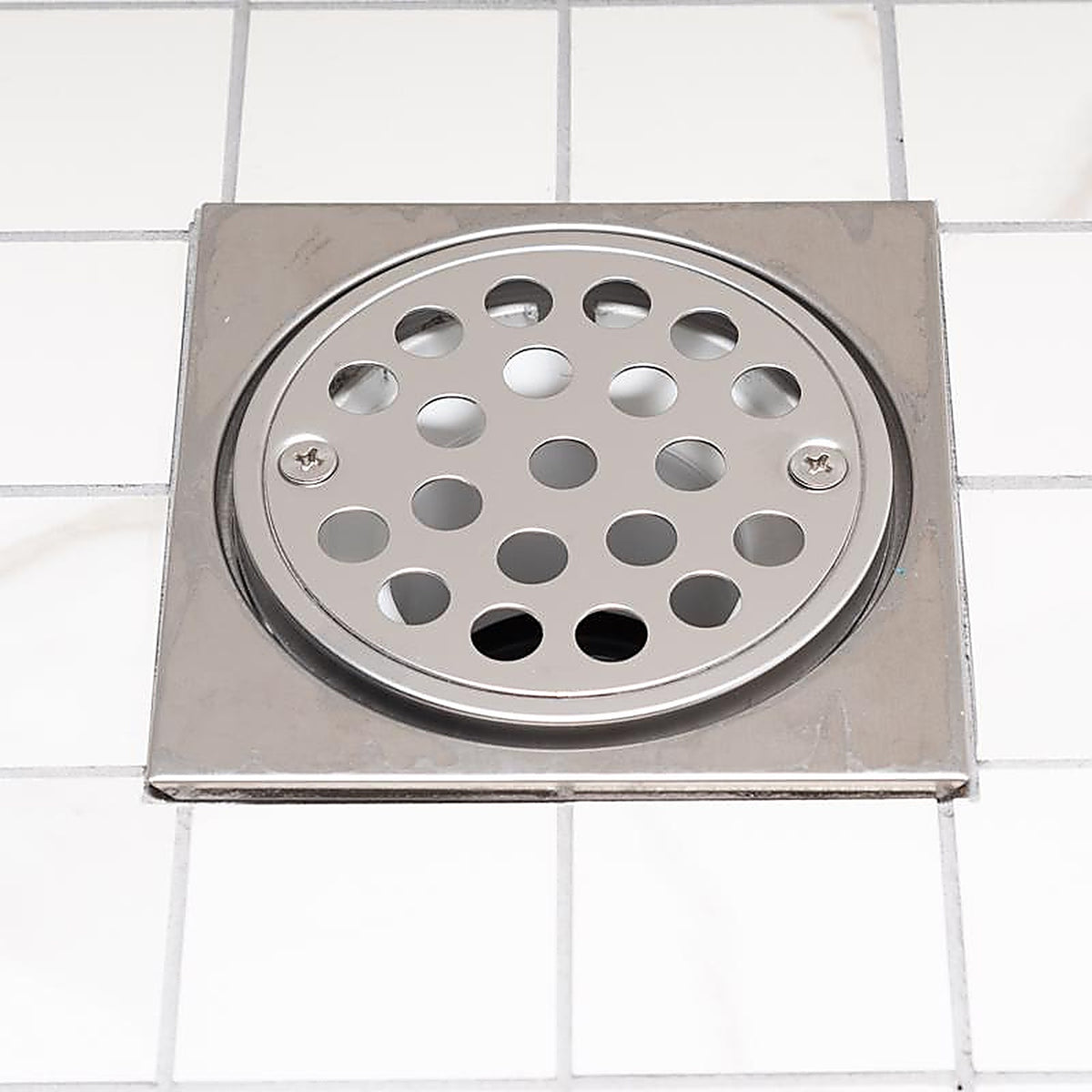 Oatey - 42042 - 3-1/4 in. Dia. Stainless Steel Square Tile Ring