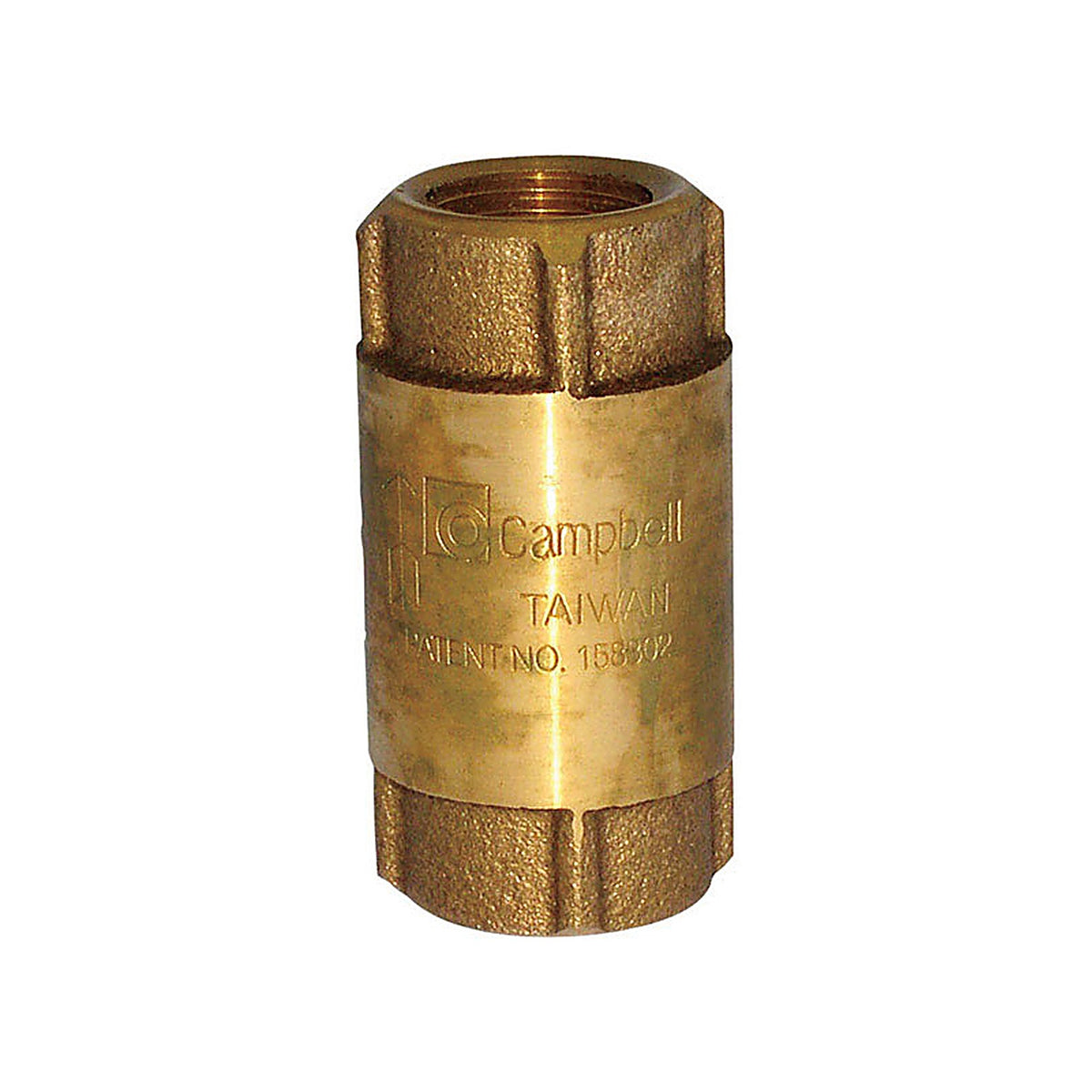 Campbell - CV-2TLF - 1/2 in. Dia. x 1/2 in. Dia. Red Brass Spring Loaded Check Valve