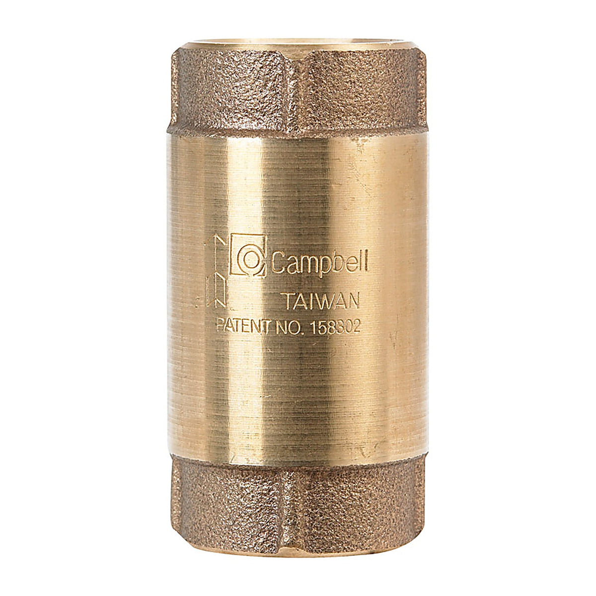 Campbell - CV-4TLF - 1 in. Dia. x 1 in. Dia. Red Brass Spring Loaded Check Valve
