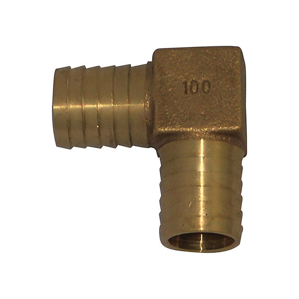 Campbell - RLB4TLF - 1 in. Barb X 1 in. D Barb Brass 90 Degree Elbow