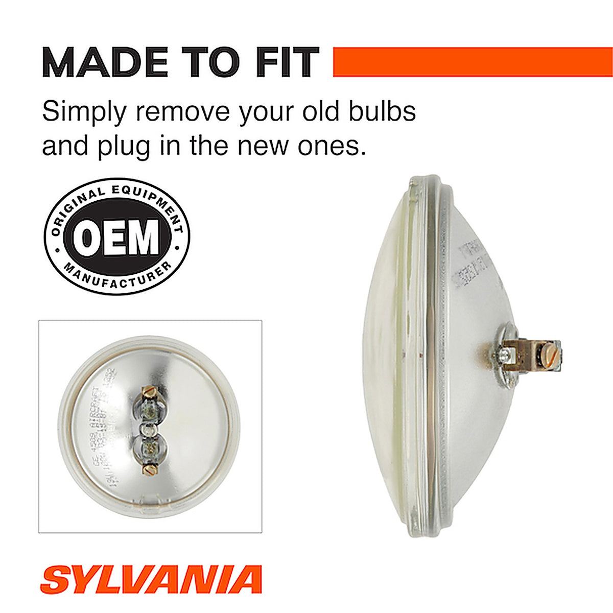 Sylvania - 4509BX - 4509 Basic Sealed Beam Headlight, 1 Pack