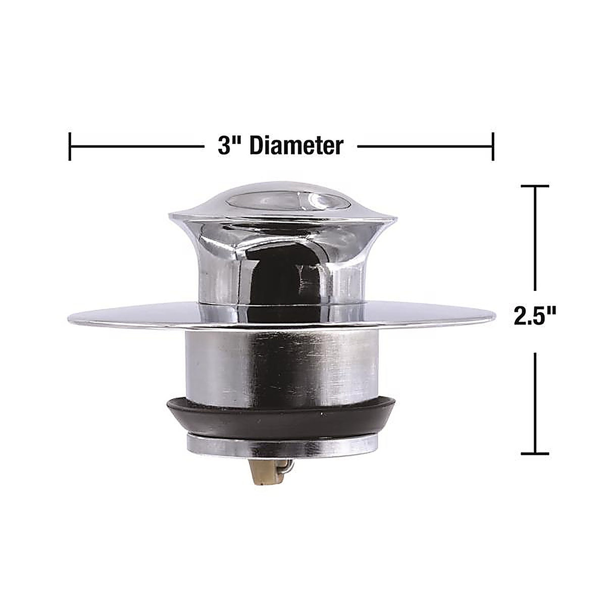 Danco - 9D00010528 - 3 in. Polished Metal Drain Cover