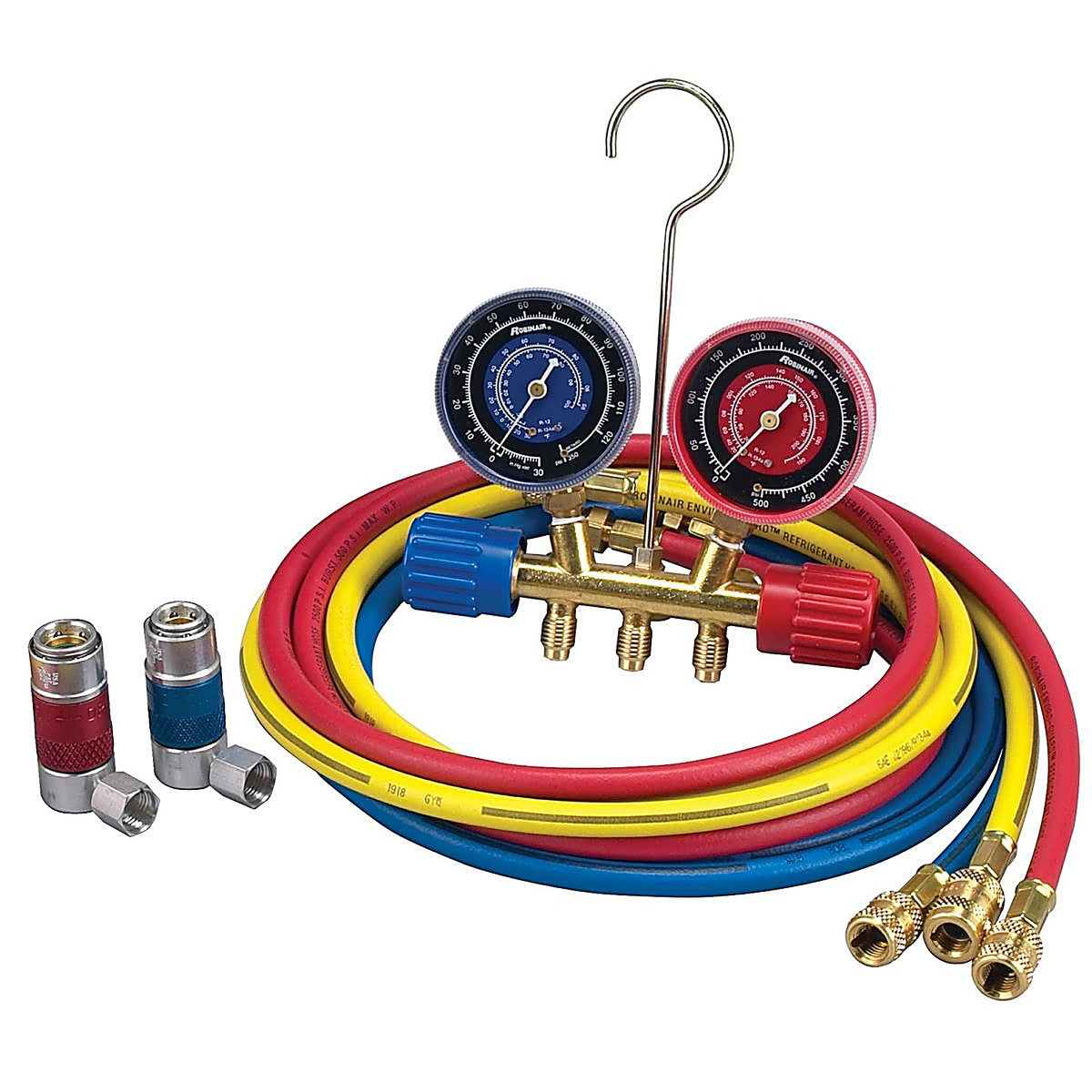 Robinair - 45111 - R134a Brass Manifold Hose Kit