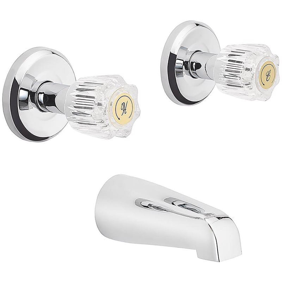 OakBrook - 833-0001 - 2-Handle Chrome Bath Faucet